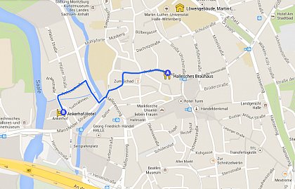 Directions to Hallesches Brauhaus